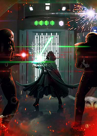 Luke vs Dark Troopers