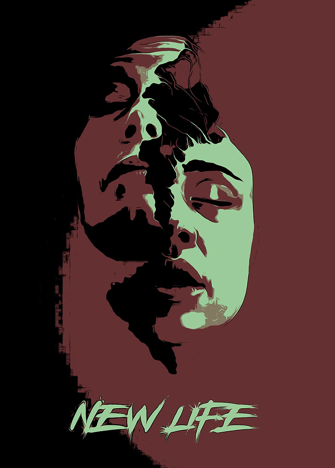 New Life Abstract Portrait