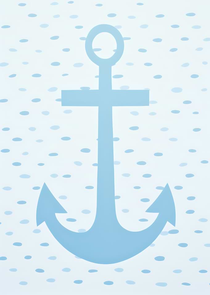 Marine Blue Anchor Nursery