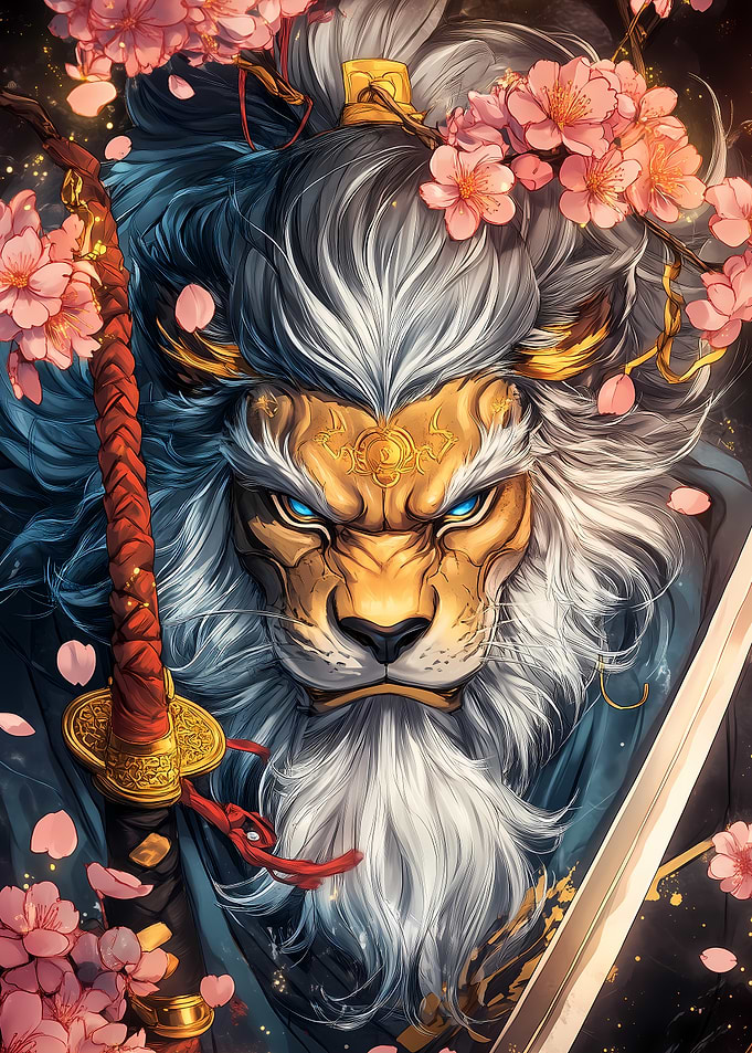 Lion Samurai Animal