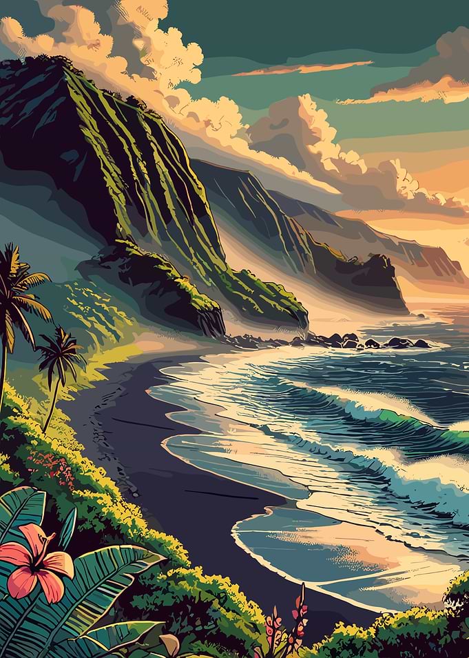 Tropical Beach Sunset