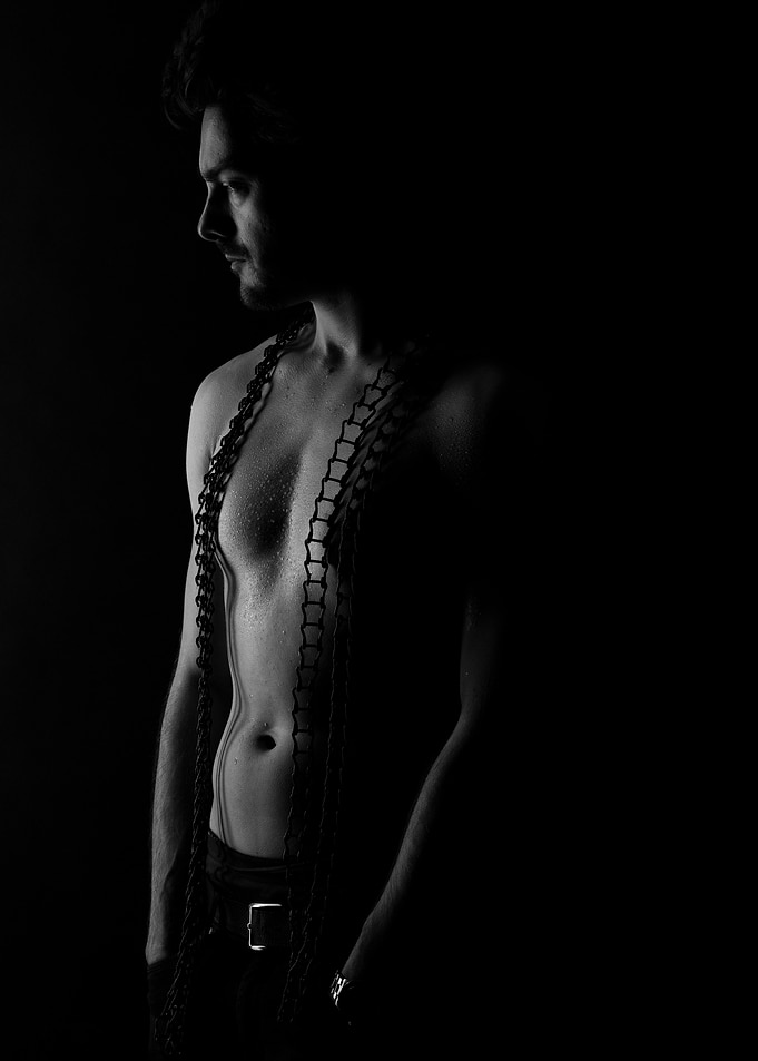 Man with Chains
