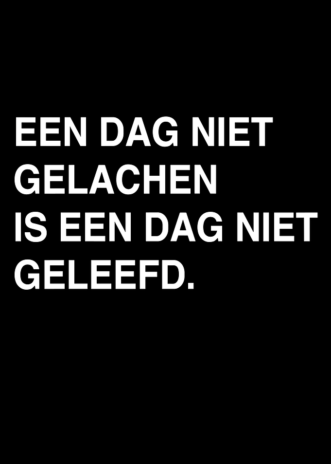 Dutch Quote Poster