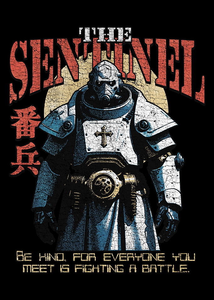 The Sentinel Retro Poster