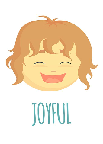 Joyful Boy Face expression