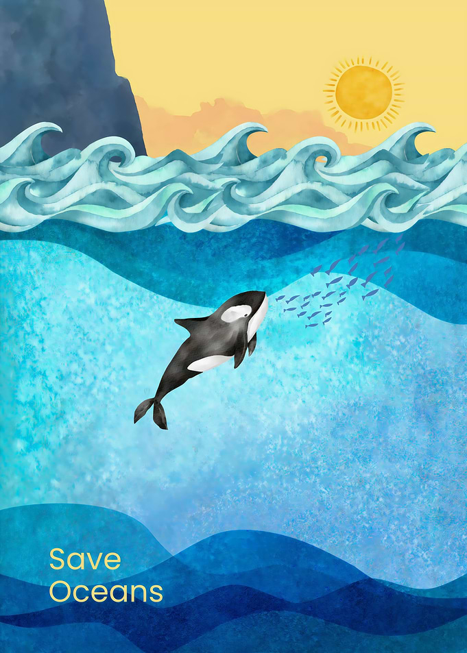 Save The Oceans Collage