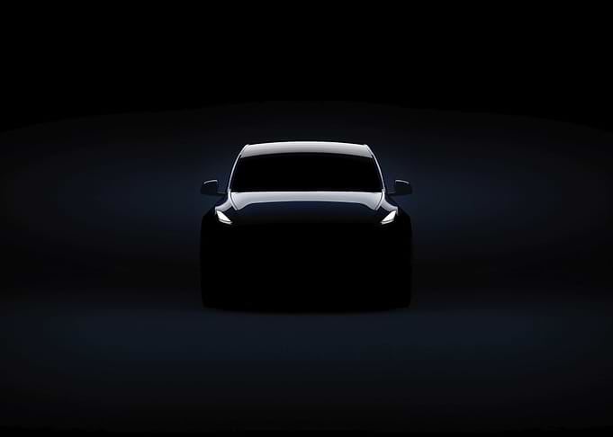 Tesla Car Silhouette