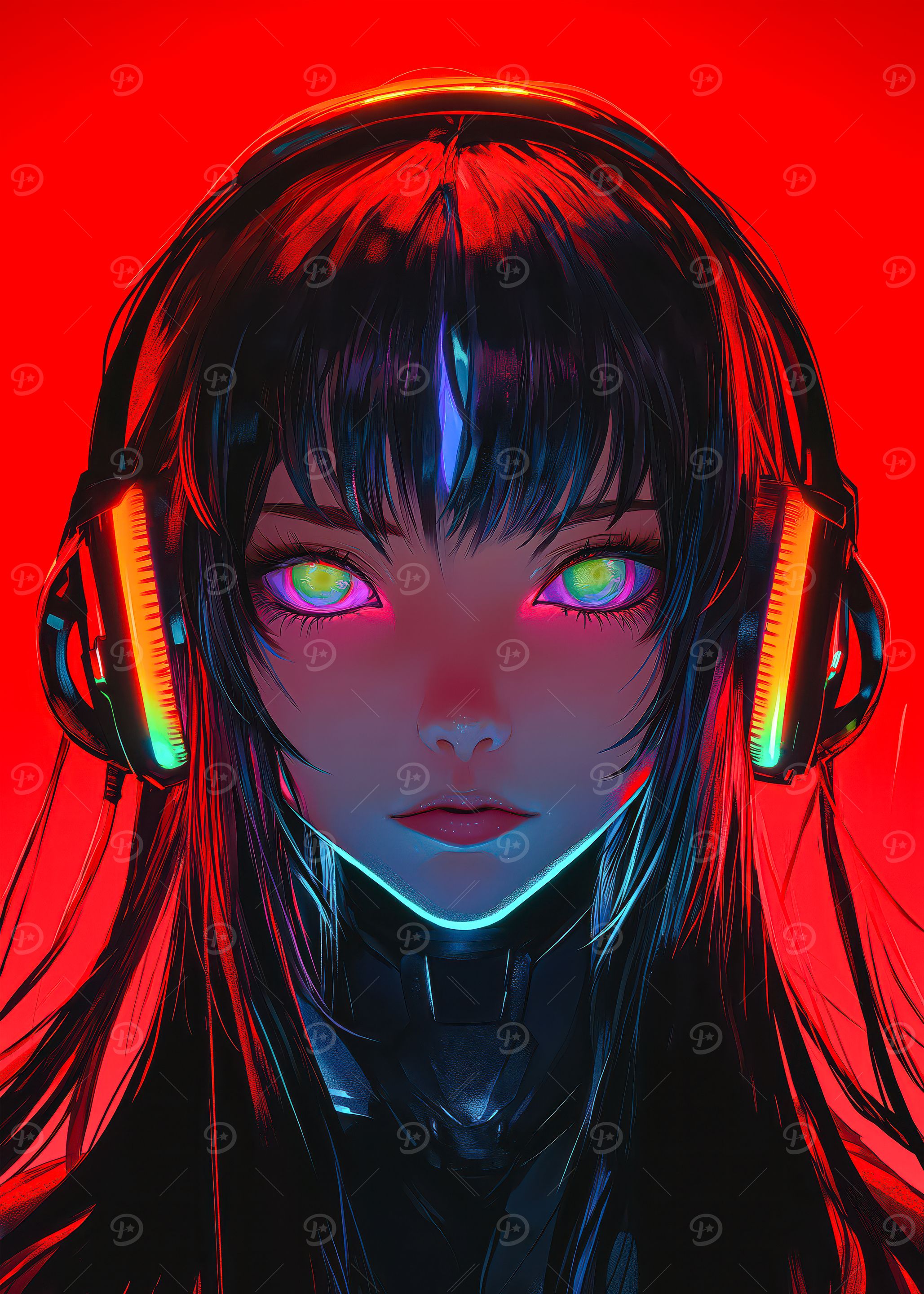 Cyberpunk Anime Girl