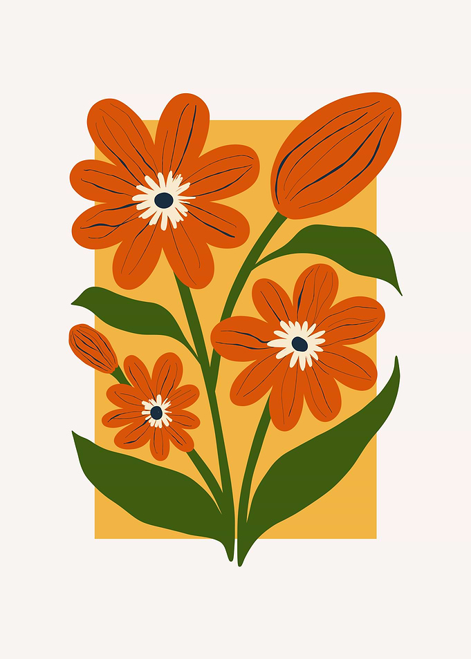 Orange Flower Bouquet