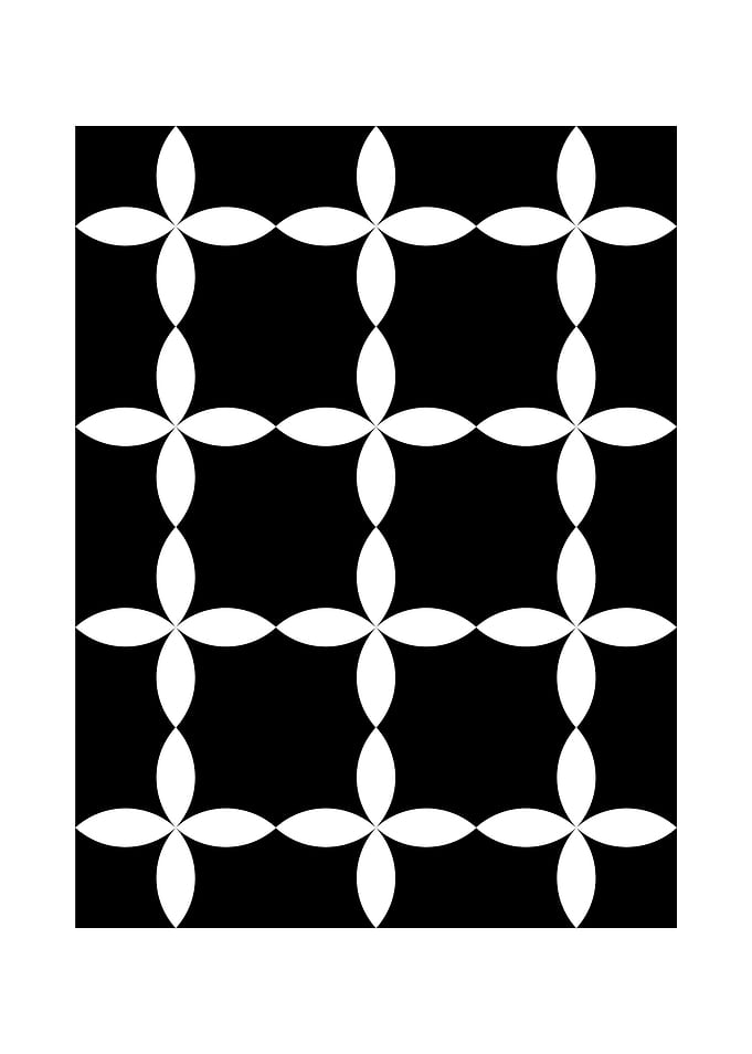 Black and White Geometric Pattern
