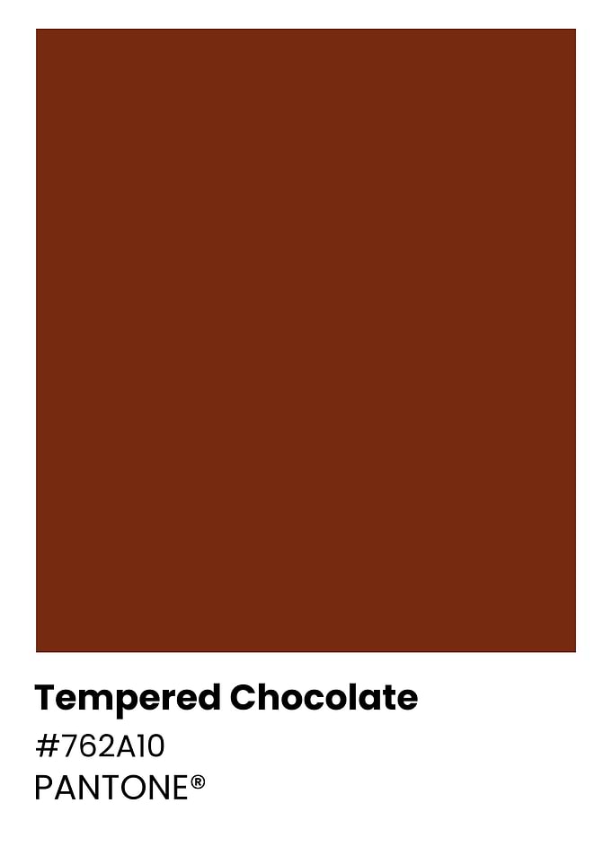 Pantone Tempered Chocolate