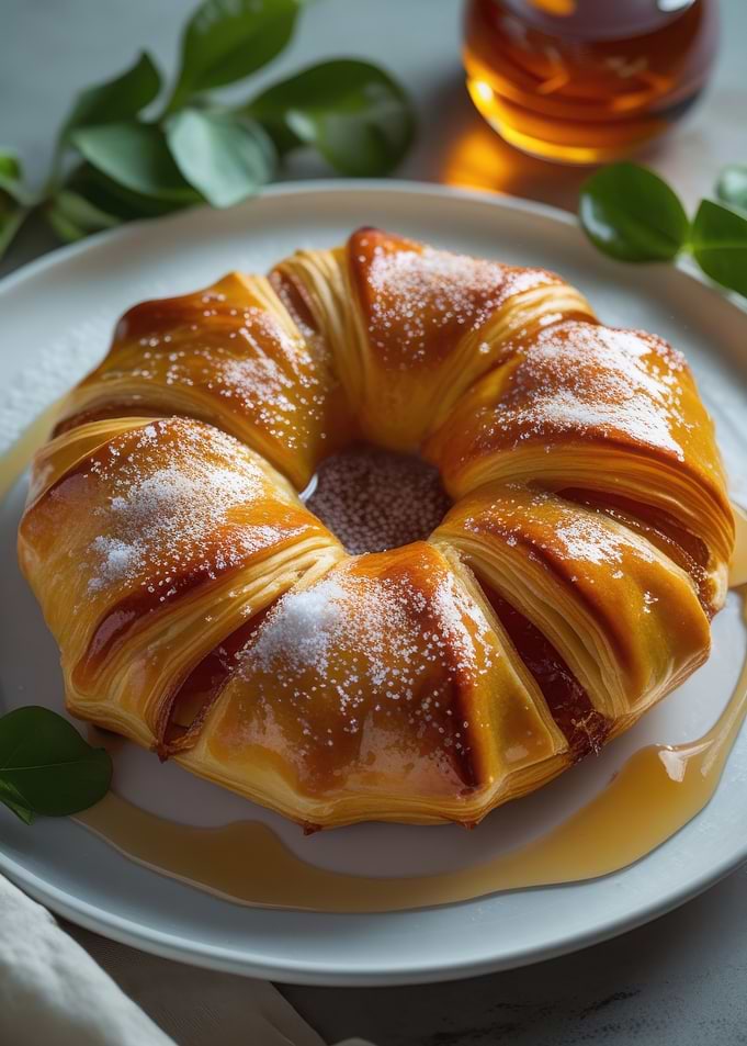 Golden Pastry Ring