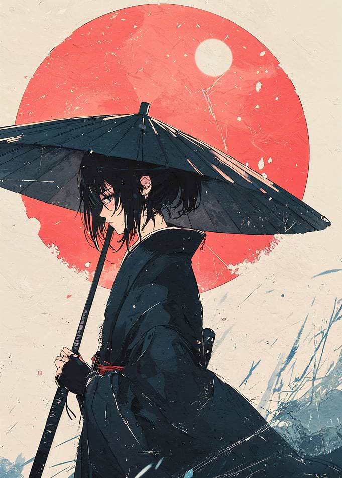 Anime Samurai Girl