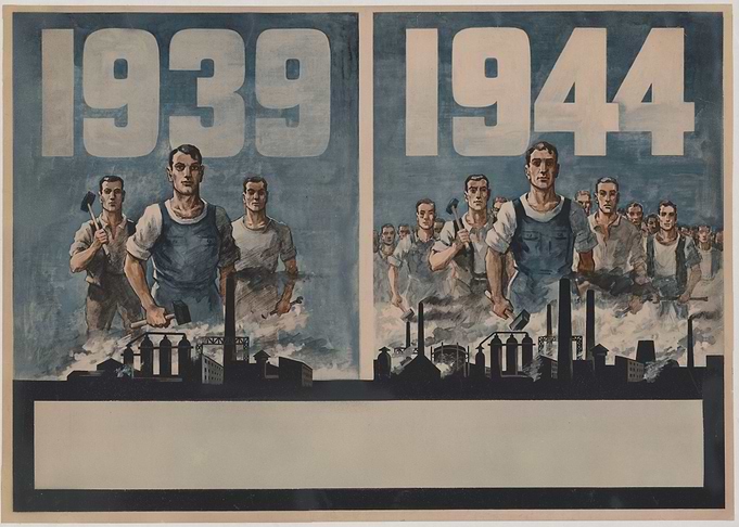 1939-1944 Industrial Growth Poster