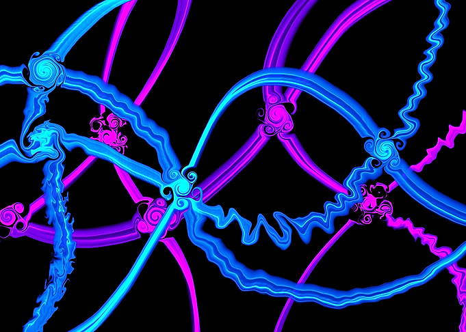 Neon Abstract Art