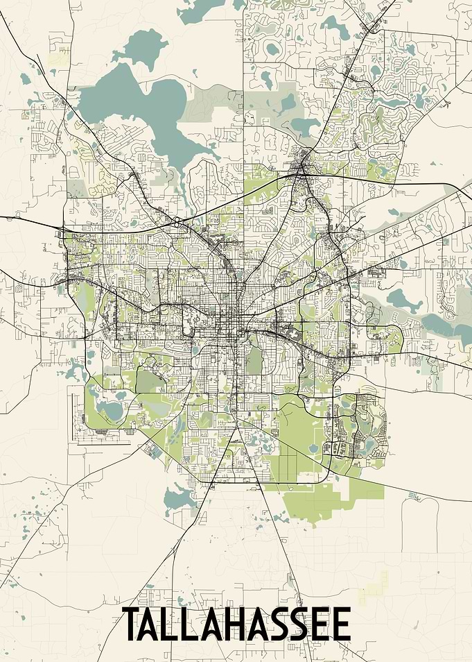 Tallahassee City Map