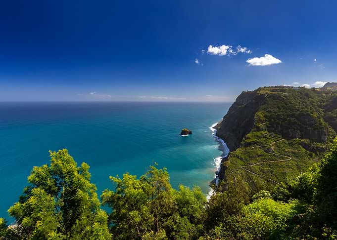 Coastal Cliffside View, Madeira