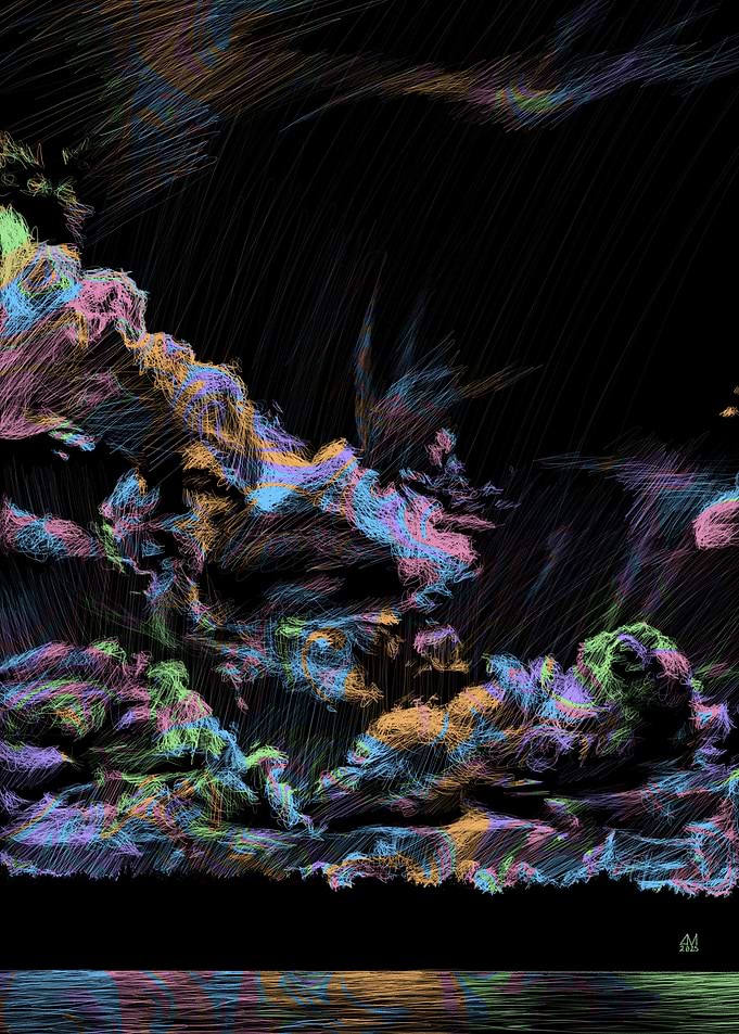 Abstract Cloud Art