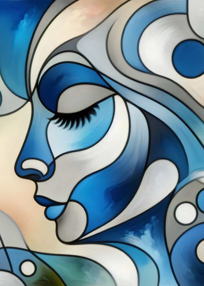 Abstract Woman Portrait