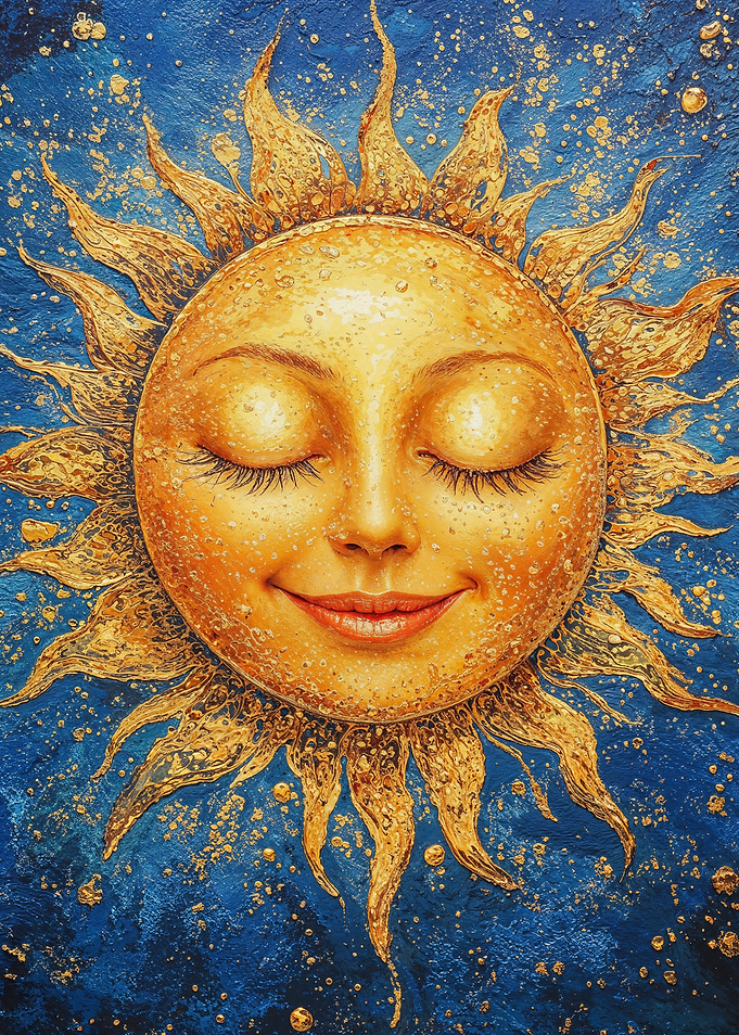 Smiling Sun Painting