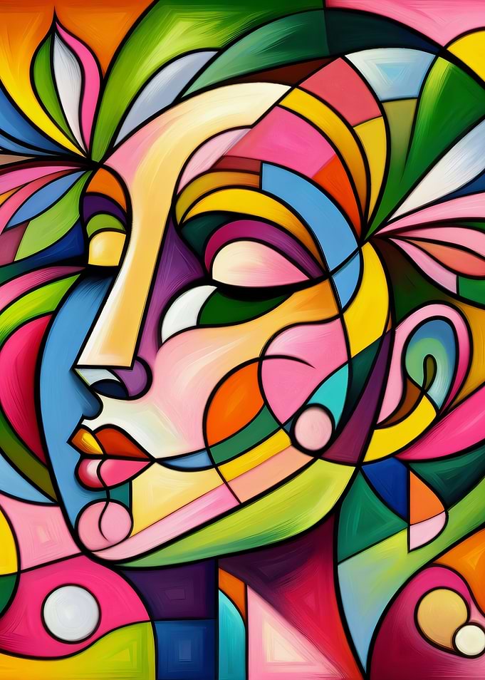 Abstract Woman Portrait