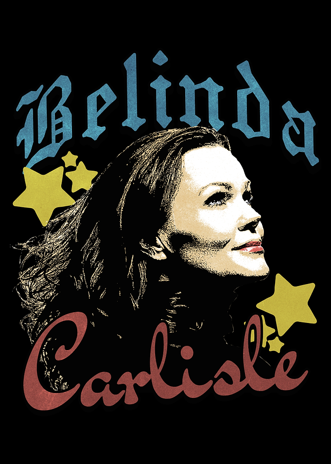 Belinda Carlisle Vintage Poster