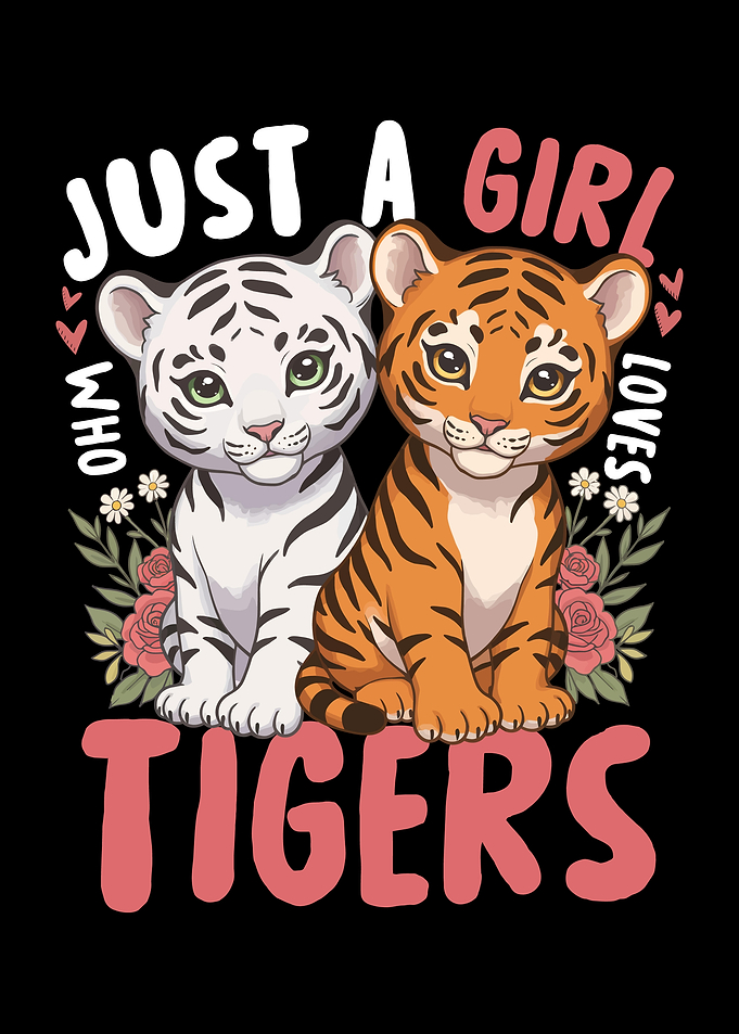 Tiger Lover Girl Design