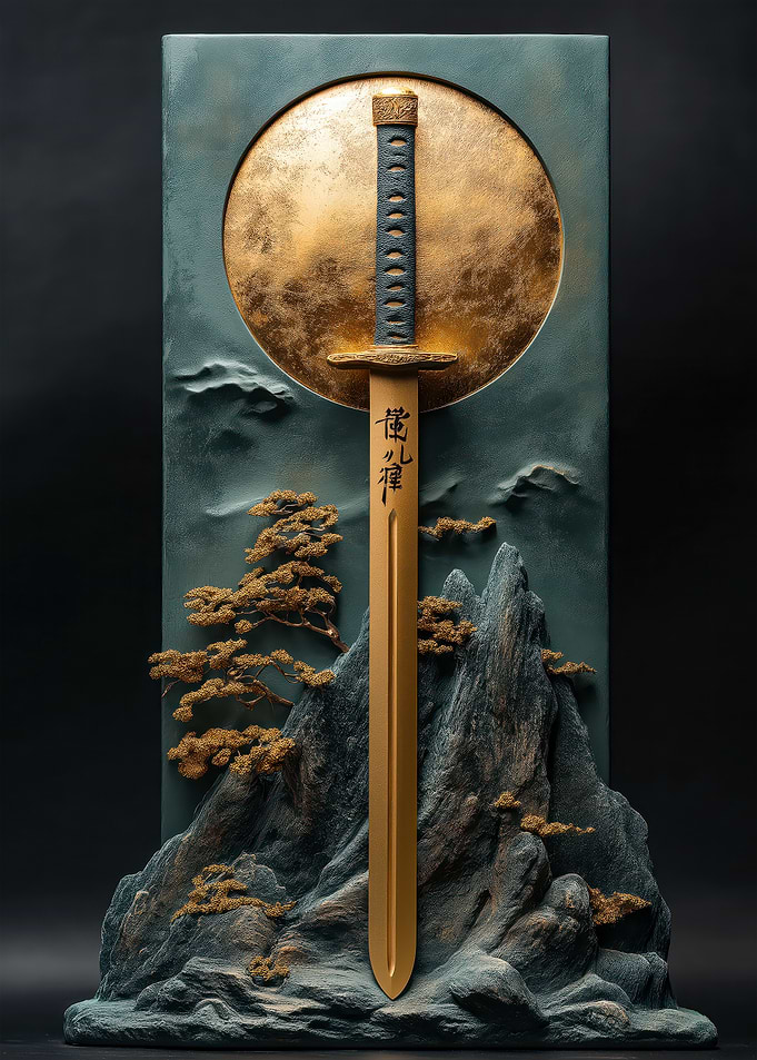 Samurai Sword Wall Decor