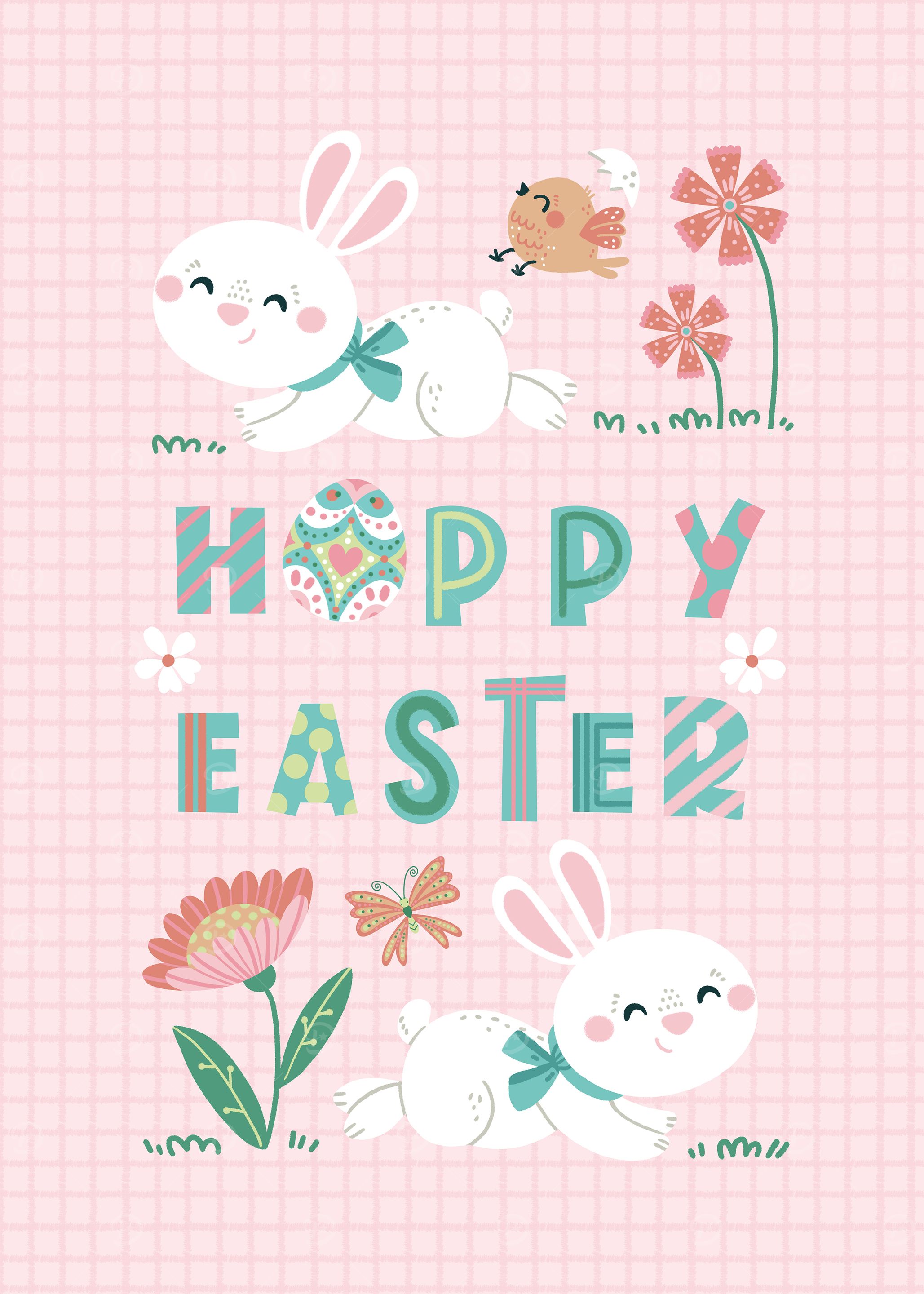 Happy Easter Bunny Card