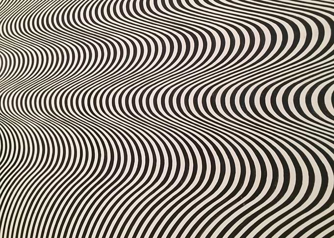 Black and White Wavy Lines