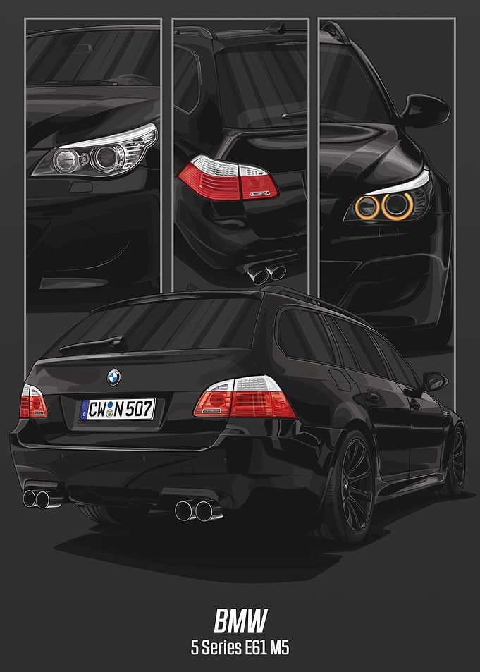 BMW 5 Series E61 M5 Artwork