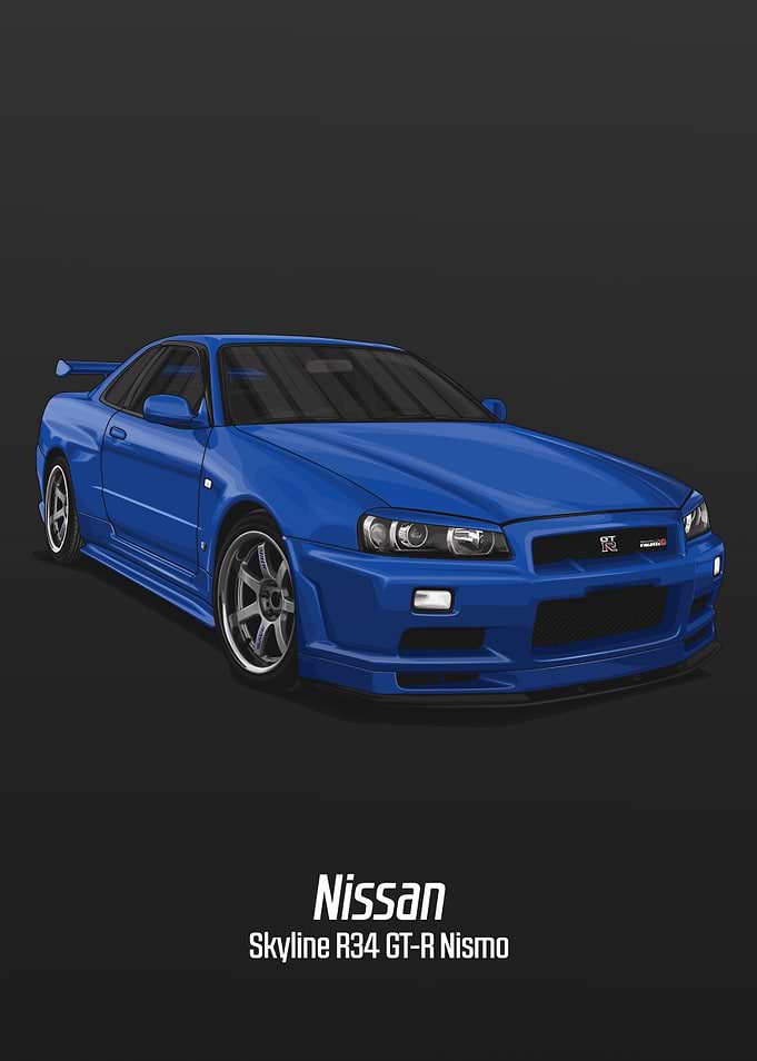 Nissan Skyline R34 GT-R Nismo Artwork