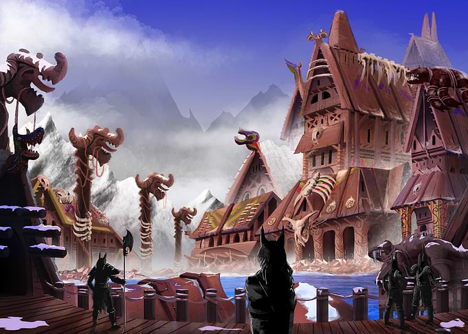 Viking Village Artwork
