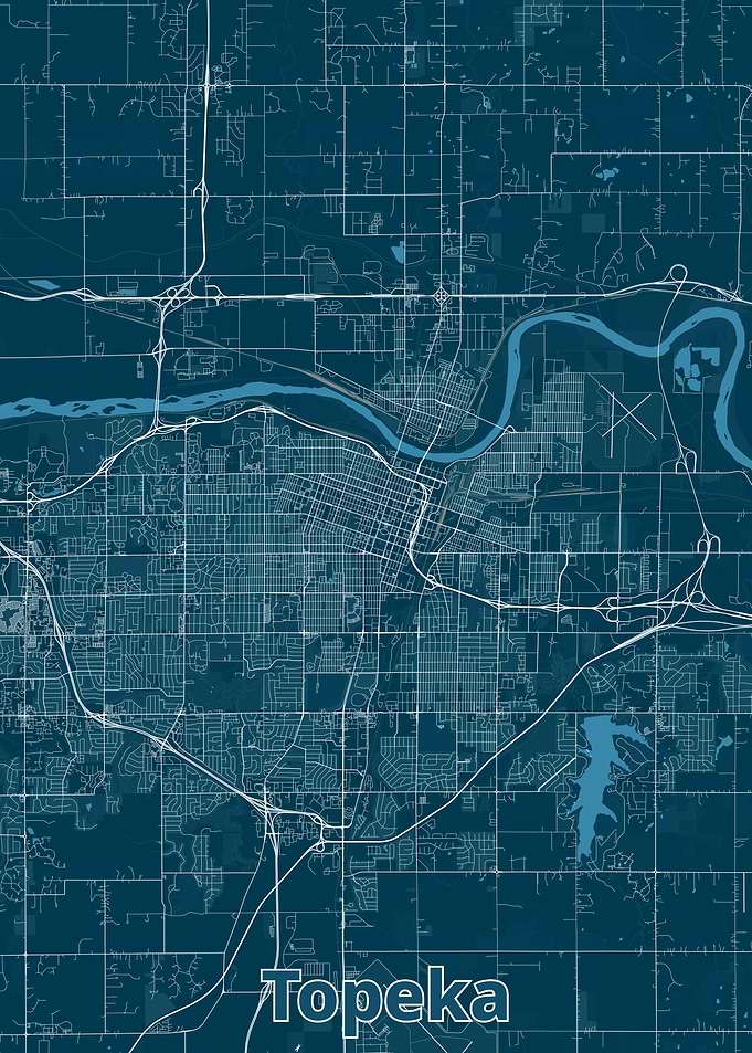 Topeka City Map