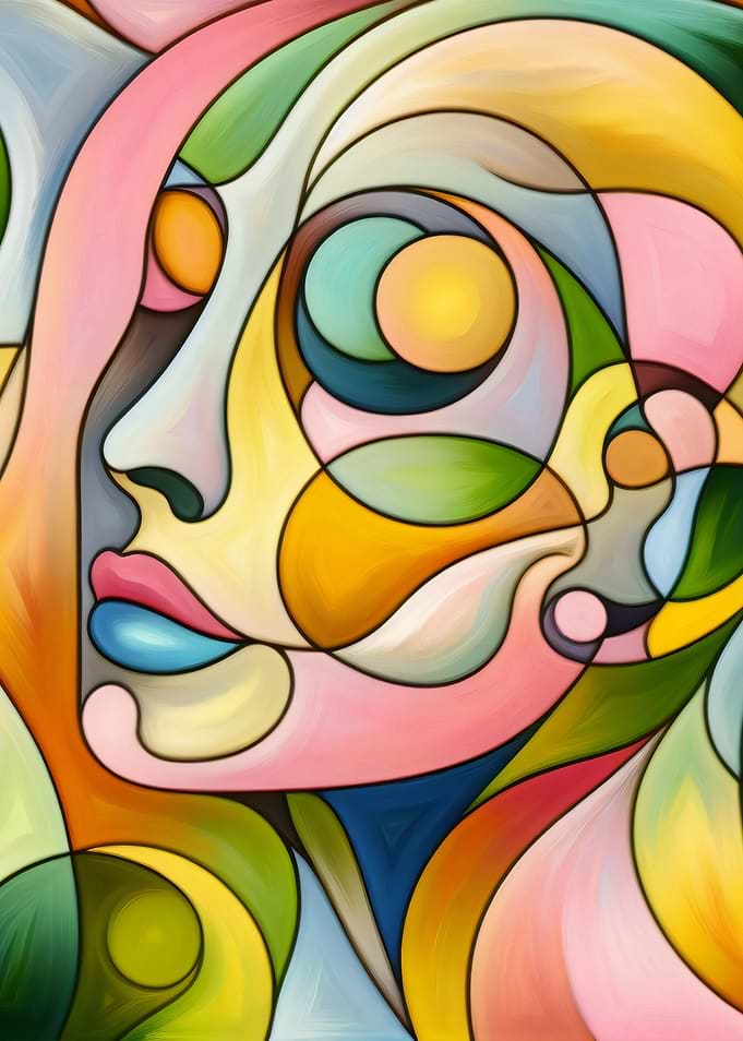 Abstract Woman Portrait
