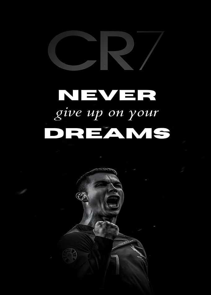 Cristiano Ronaldo Motivational Poster