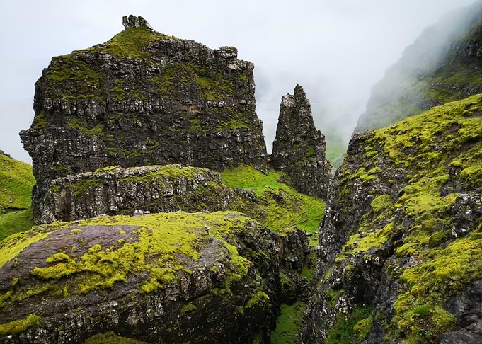 Misty Mountain Cliffs
