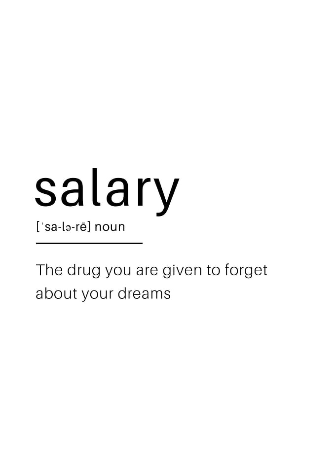 Salary Definition Print
