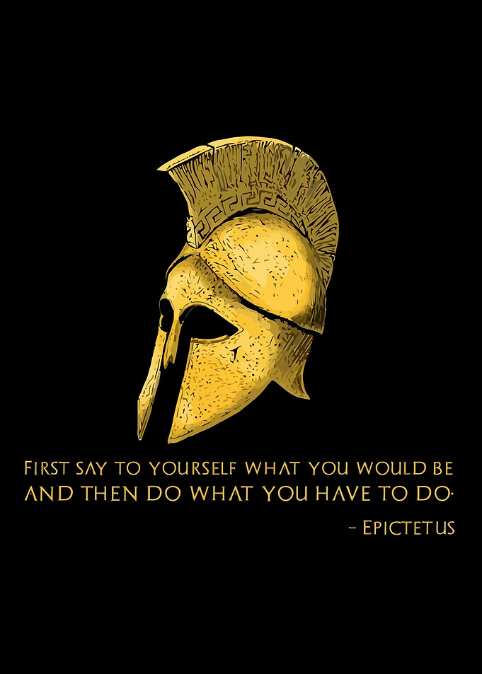 Spartan Helmet Quote