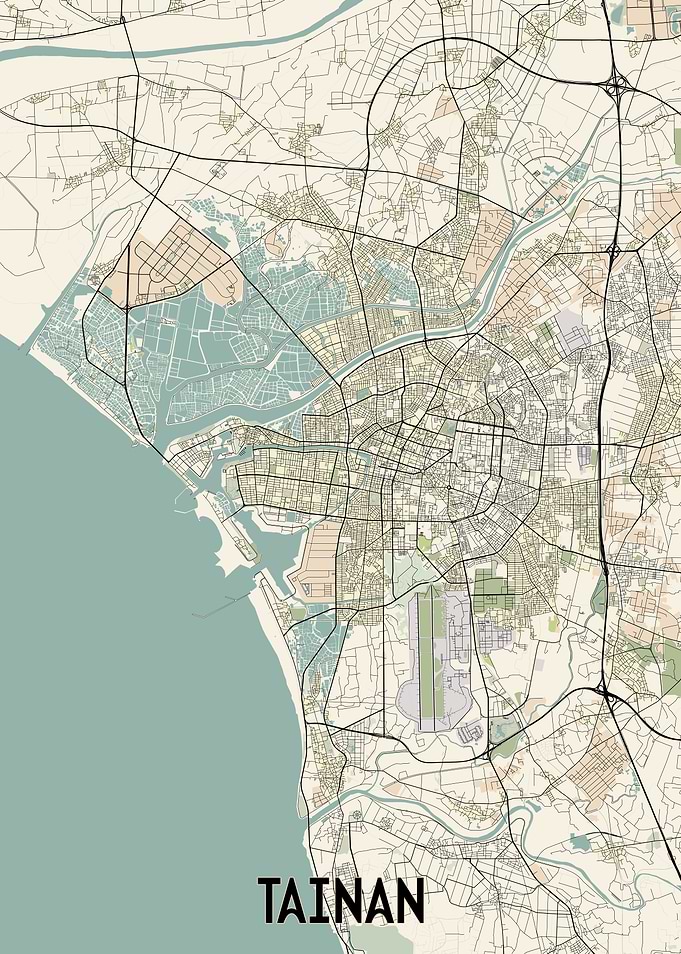 Tainan City Map