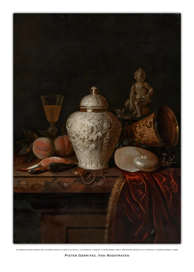 Still Life with Porcelain Vase
