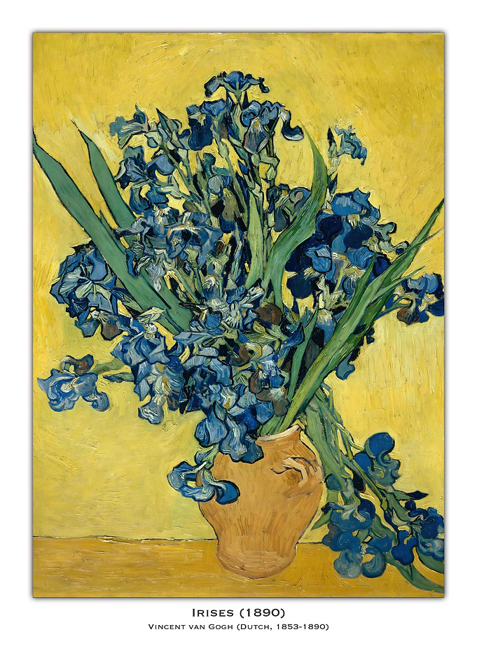 Irises by Van Gogh