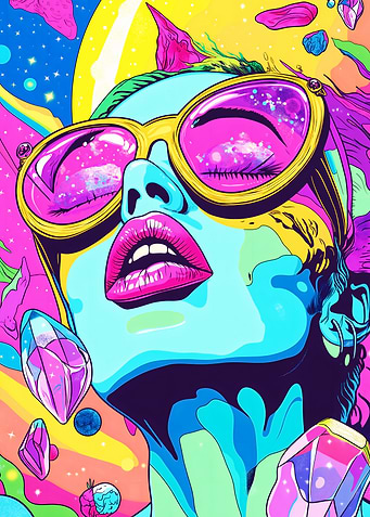 Cosmic Girl Face