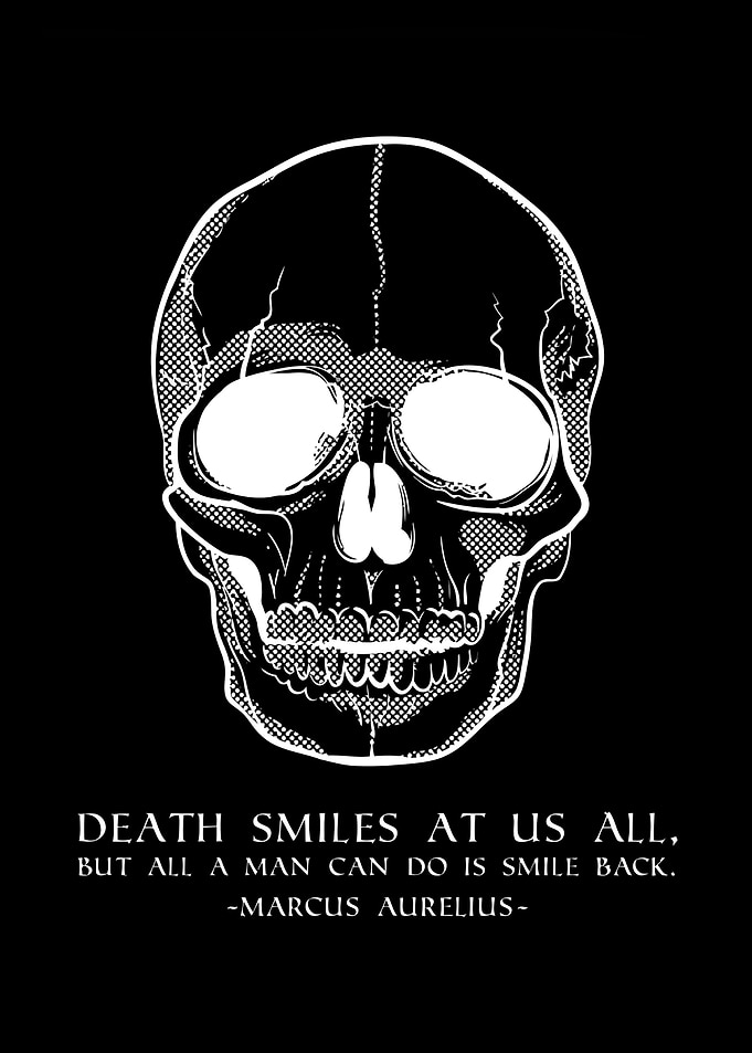 Smiling Skull Quote