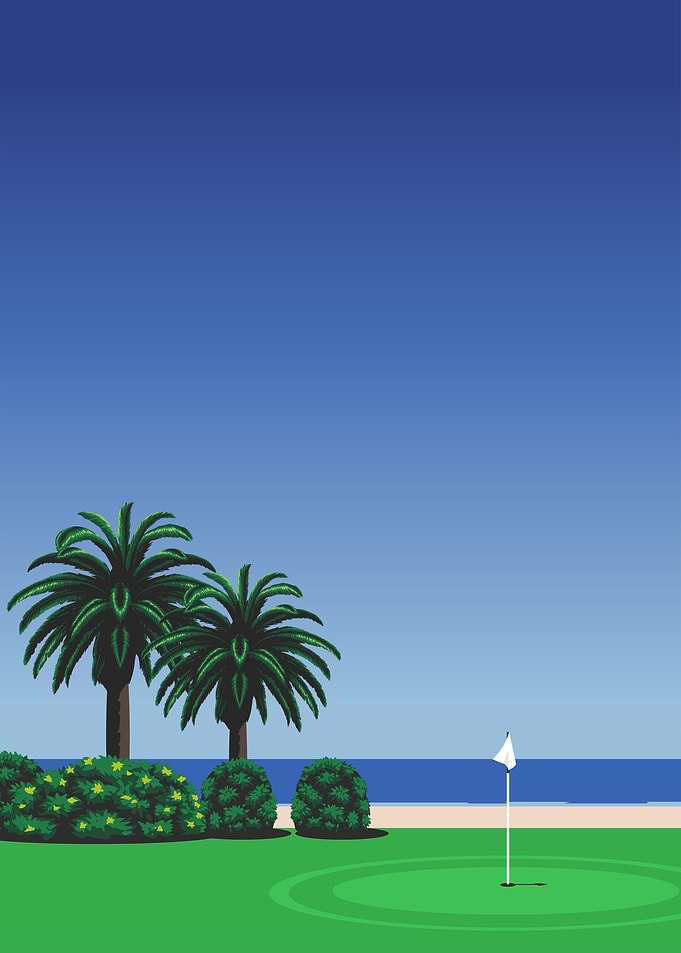 retro golf course