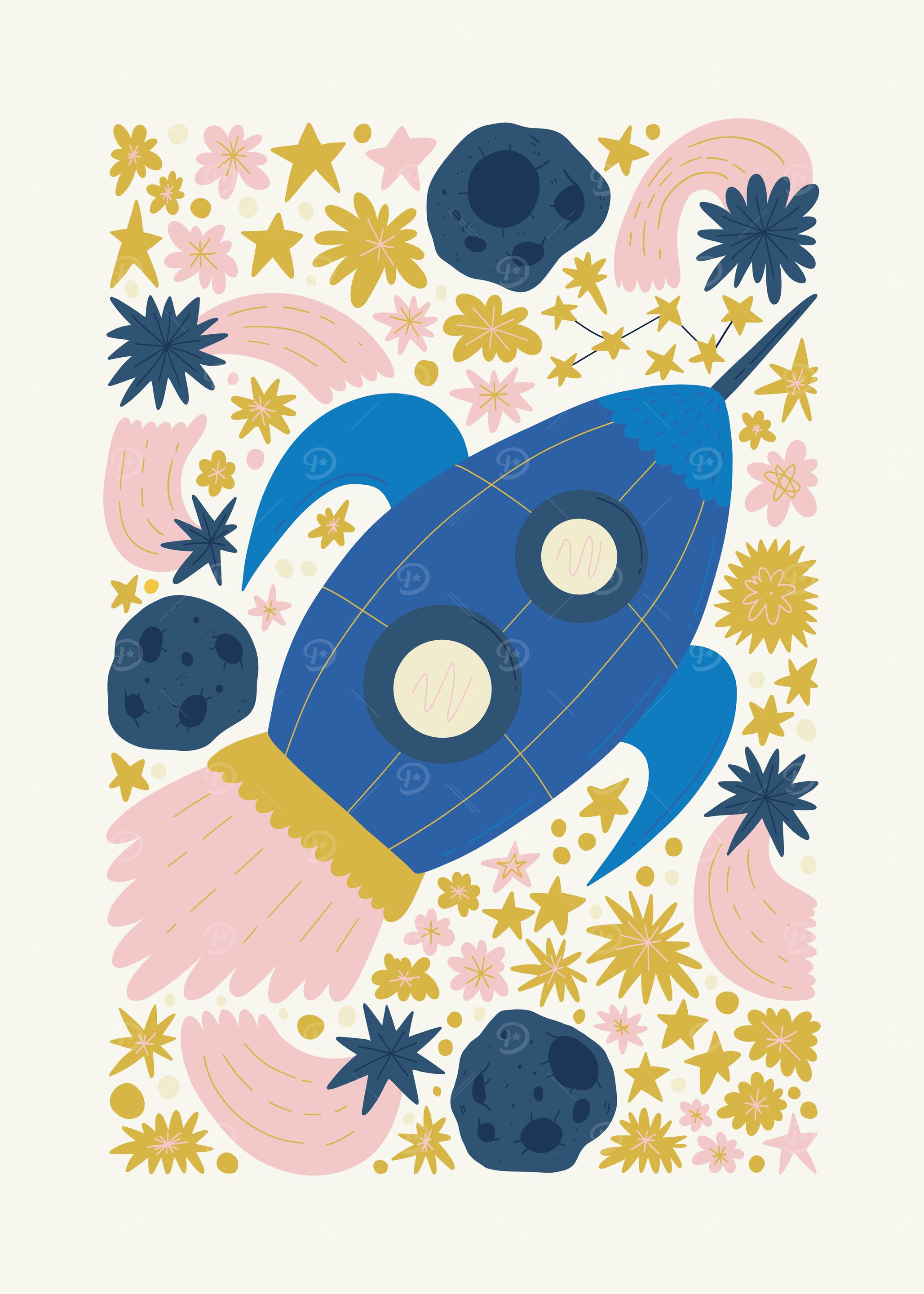 Rocket in Space