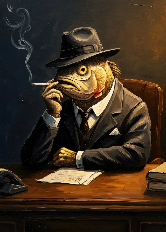 Fish Boss Smoking