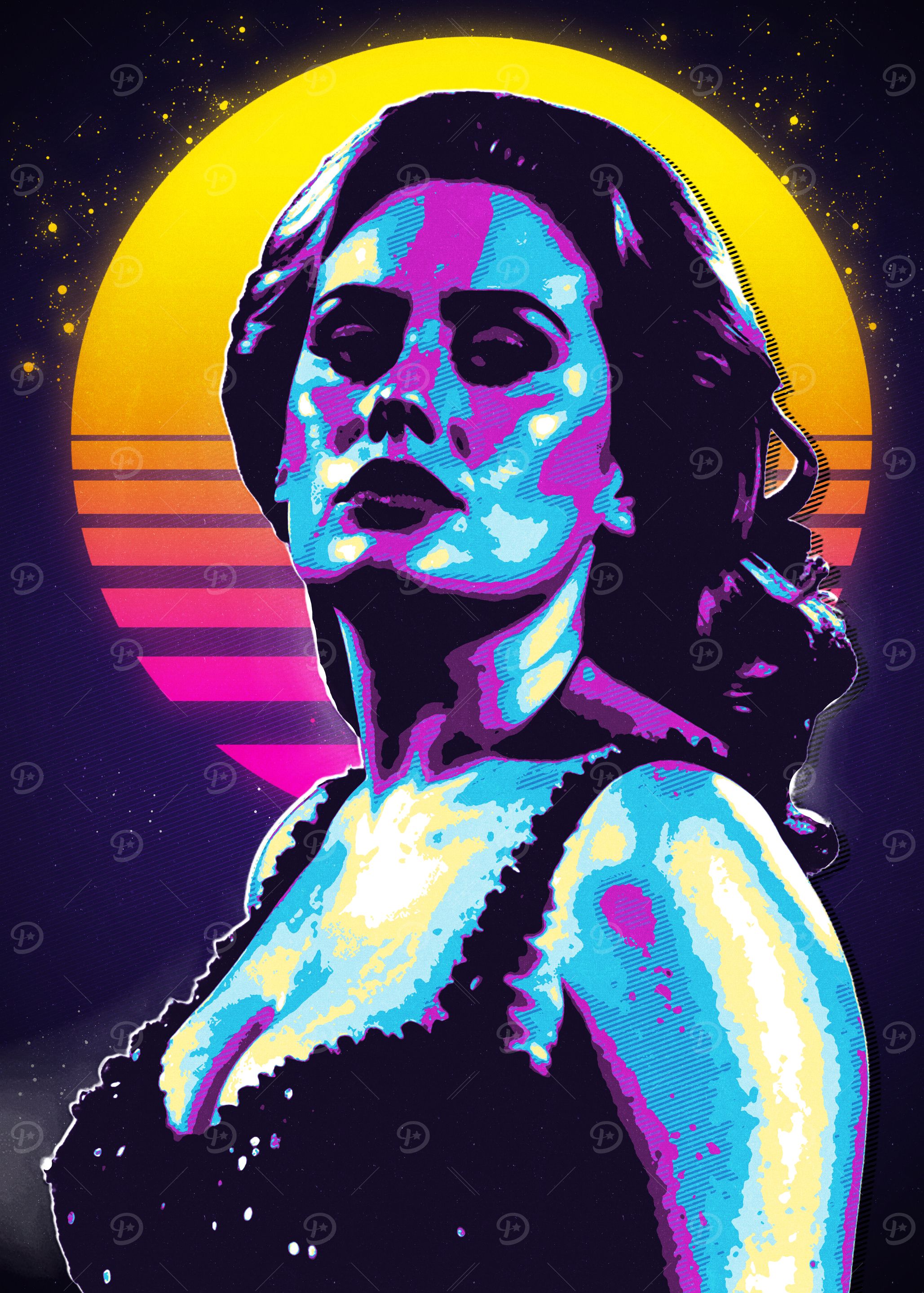 Adele Retro Pop Art Portrait