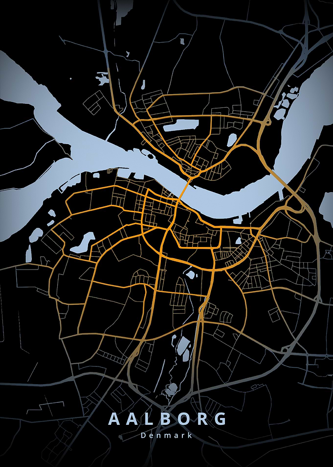 Aalborg City Map