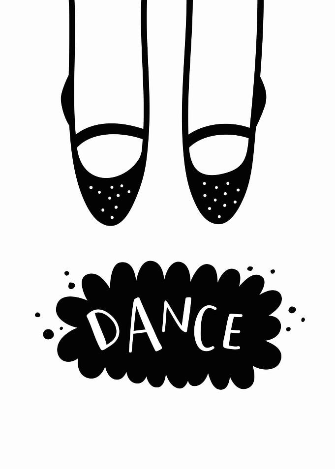 Dance Shoes Illustration